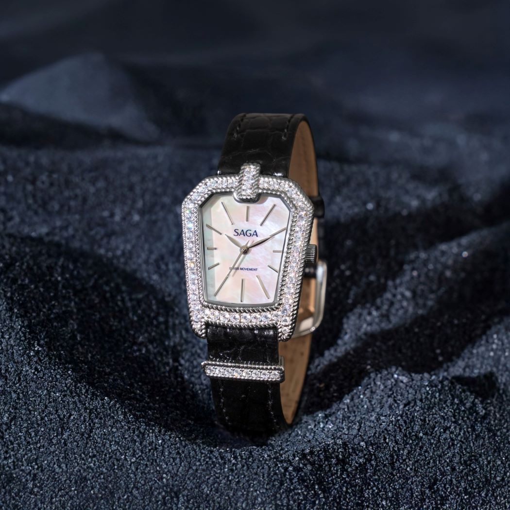 Đồng hồ mặt bát giác Saga Downton Night