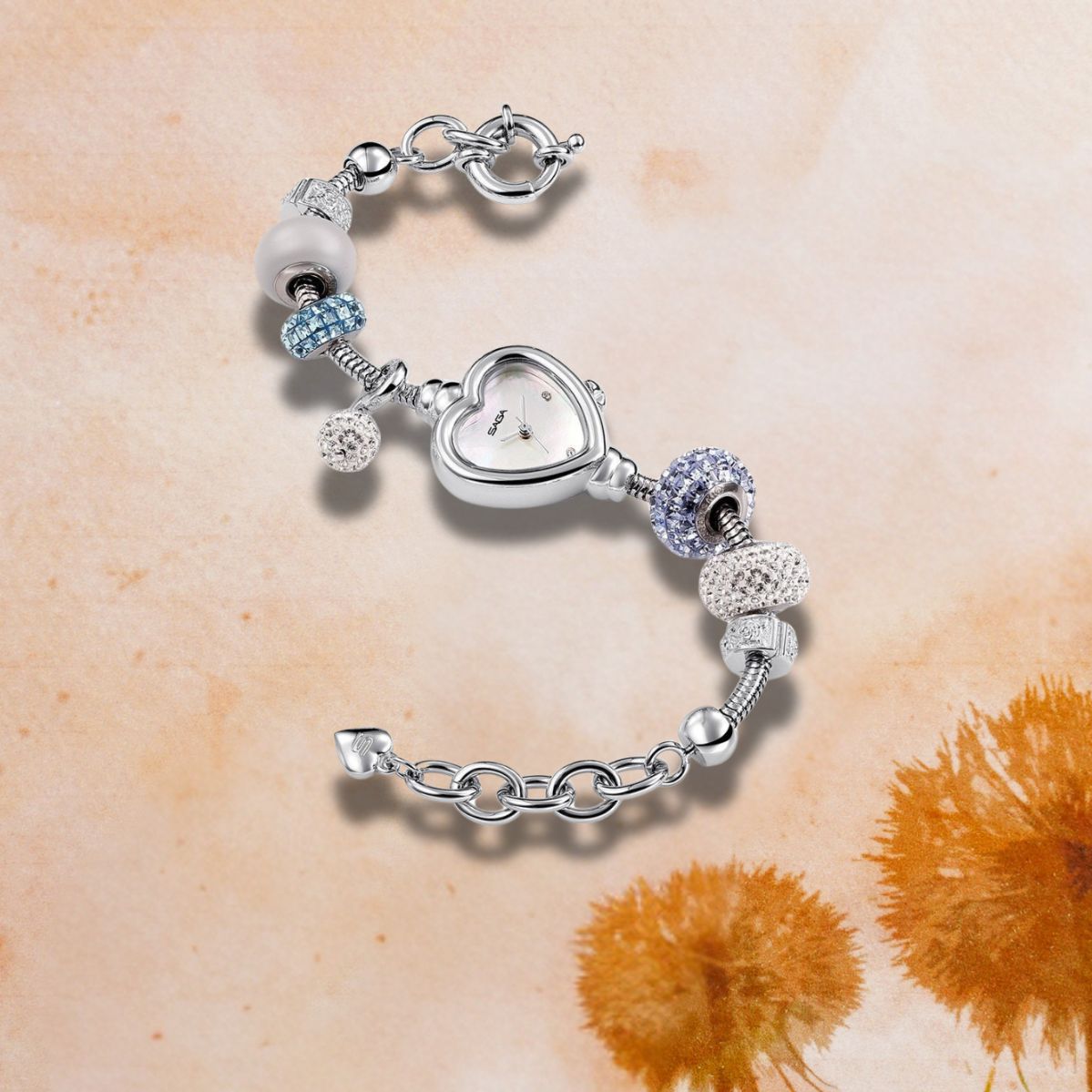 Đồng hồ dây lắc Saga 71825-SVMWSV-3