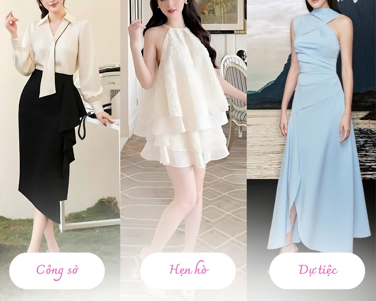 Saga Stella 53624-SVBLBL-2 – Mặt Số 35mm, đính đá, xà cừ, dây da 6 Ba phong cách phối đồ cùng Saga 53624-SVBLBL-2