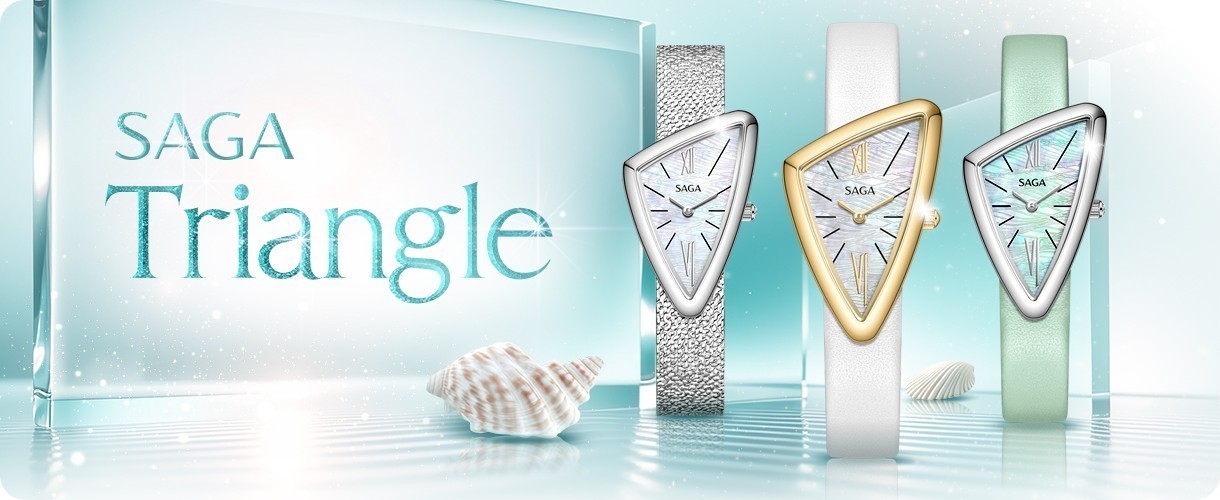 Đồng hồ Saga Triangle - Dẫn đầu xu hướng mặt tam giác Art Deco