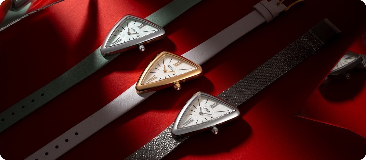 Đồng hồ Saga Triangle - Dẫn đầu xu hướng mặt tam giác Art Deco