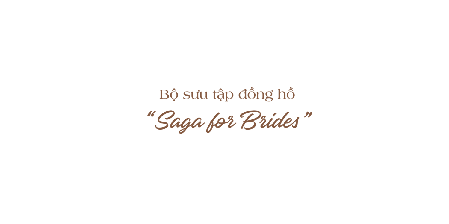 BST đồng hồ Saga for brides