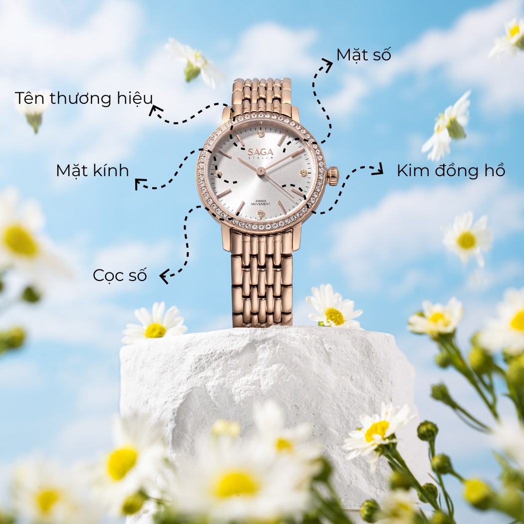Top 15 mặt đồng hồ đẹp, thời trang mà ai cũng muốn sở hữu 2 Cấu tạo mặt đồng hồ 3 kim