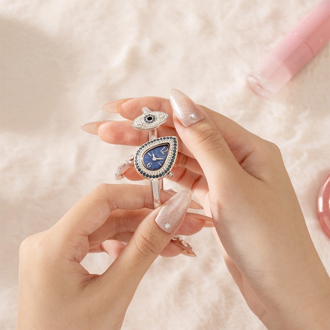 Đồng hồ mặt xà cừ - ảnh 7