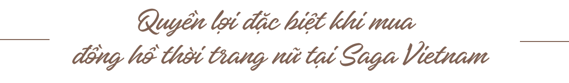 Quyền lợi đặc biệt khi mua đồng hồ nữ tại Saga Vietnam