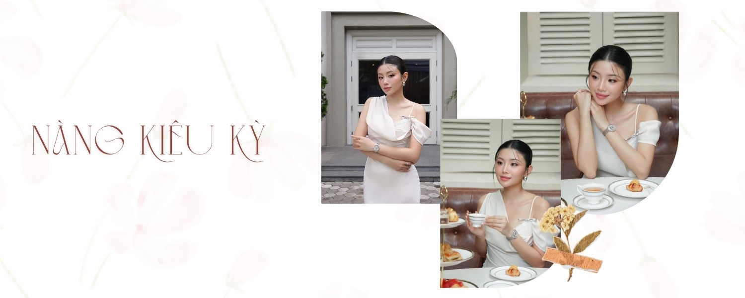 Mẫu đeo đồng hồ nữ Saga Dancing Heart phong cách kiêu kỳ
