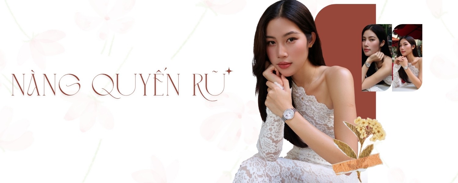 Mẫu đeo đồng hồ nữ Saga Dancing Heart phong cách quyến rũ