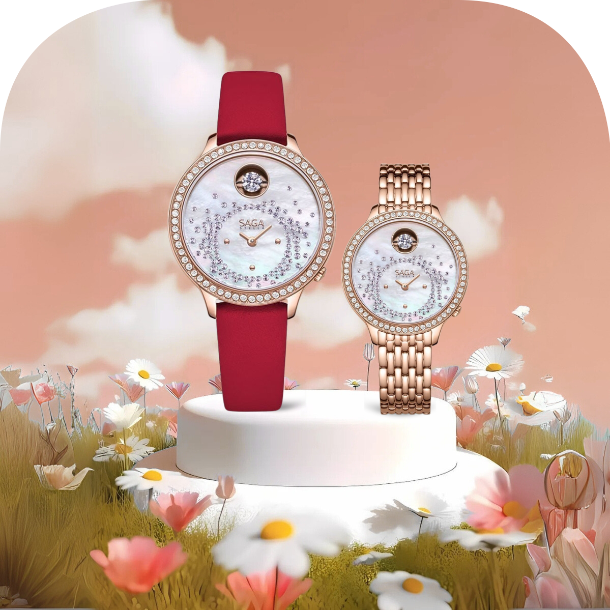 Đồng hồ Saga Danicng Heart