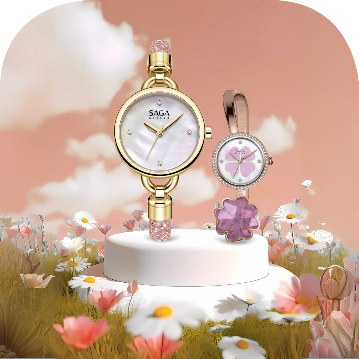 Đồng hồ Saga Stella