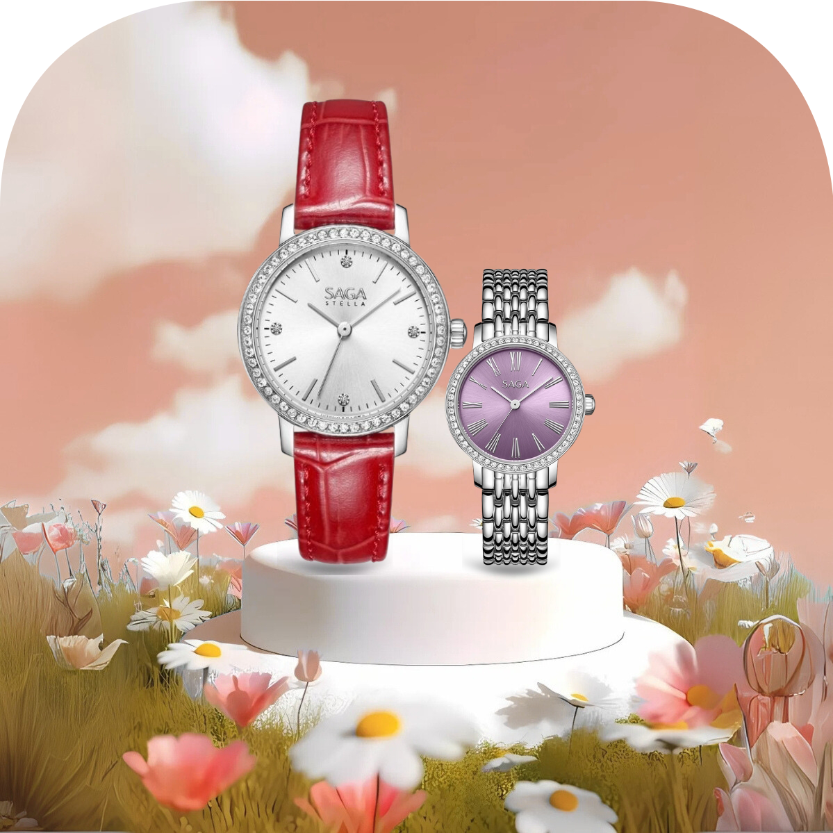 Đồng hồ Saga Stella Chance