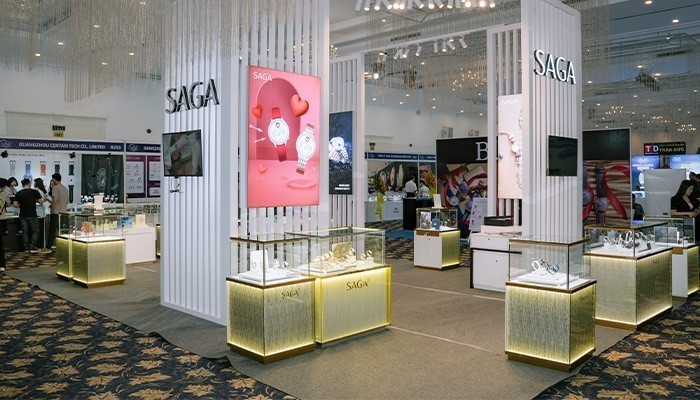 Khu vực trưng bày tủ Saga