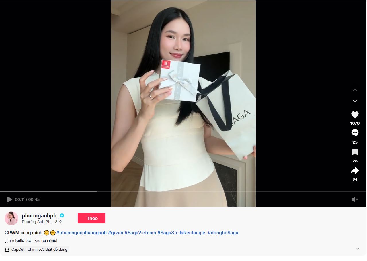 Á hậu Phương Anh “sẵn sàng” đi giảng - Bí quyết đã có Saga 5 3 a hau phuong anh dien dong ho saga