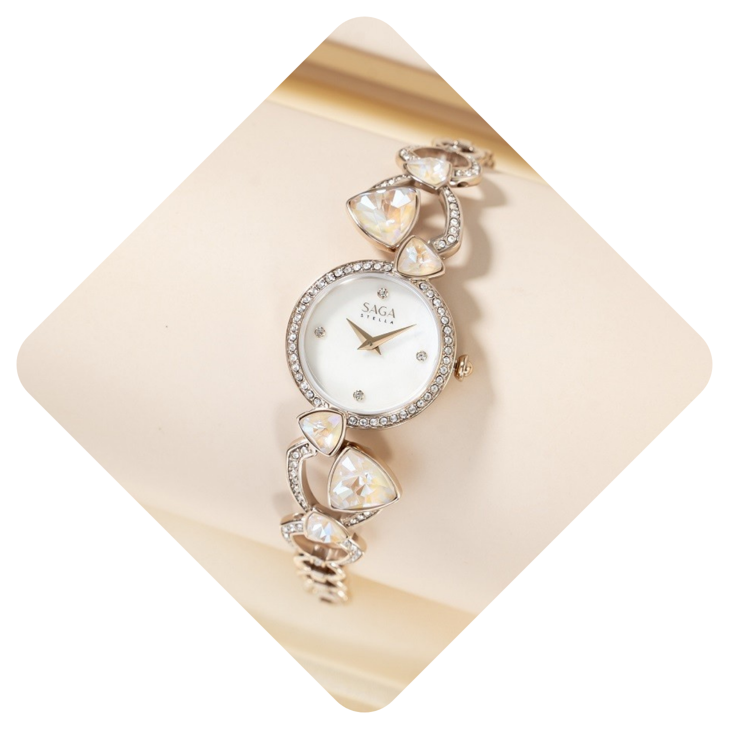 Mặt số khảm xà cừ của Saga Fly Of A Kite 53767-CGMWCG-2