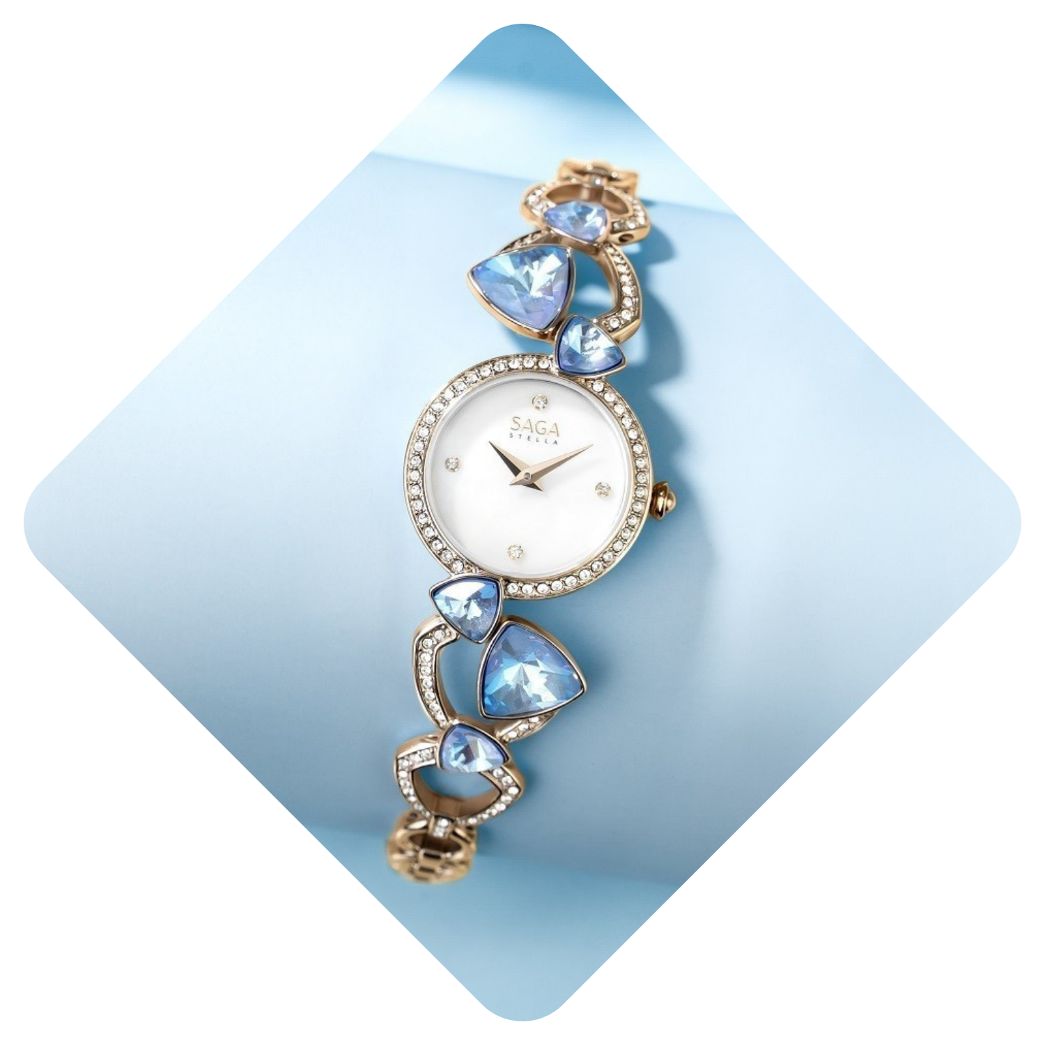 Mặt số khảm xà cừ của Saga Fly Of A Kite 53767-CGMWBL-2