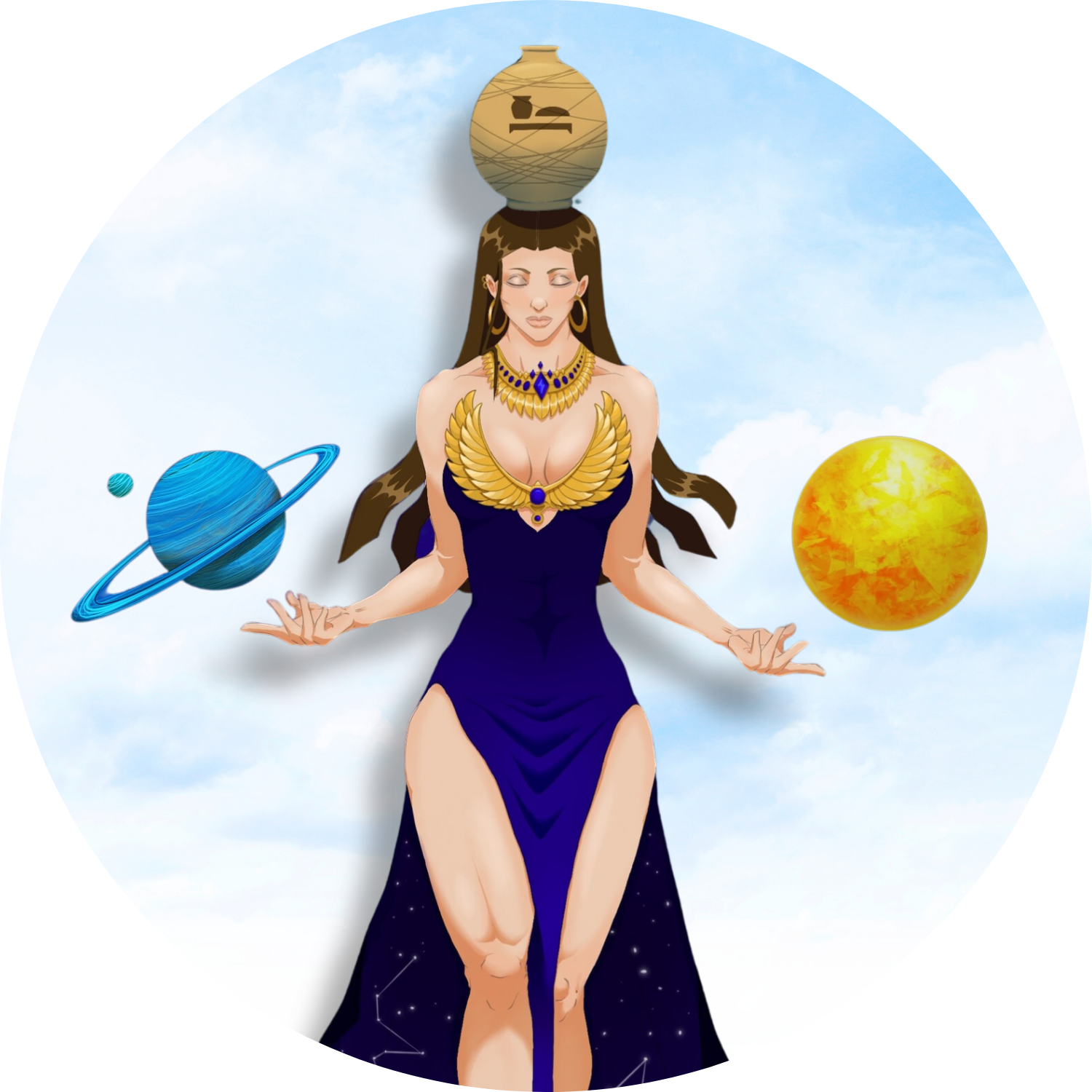 Cảm hứng của Saga Fly Of A Kite - Nữ thần Nut