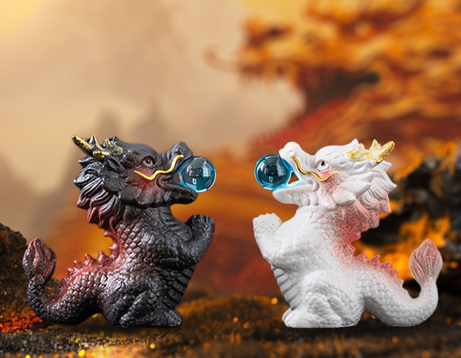 Cảm hứng của Saga Long Xing Da Da - Rồng ngậm long châu