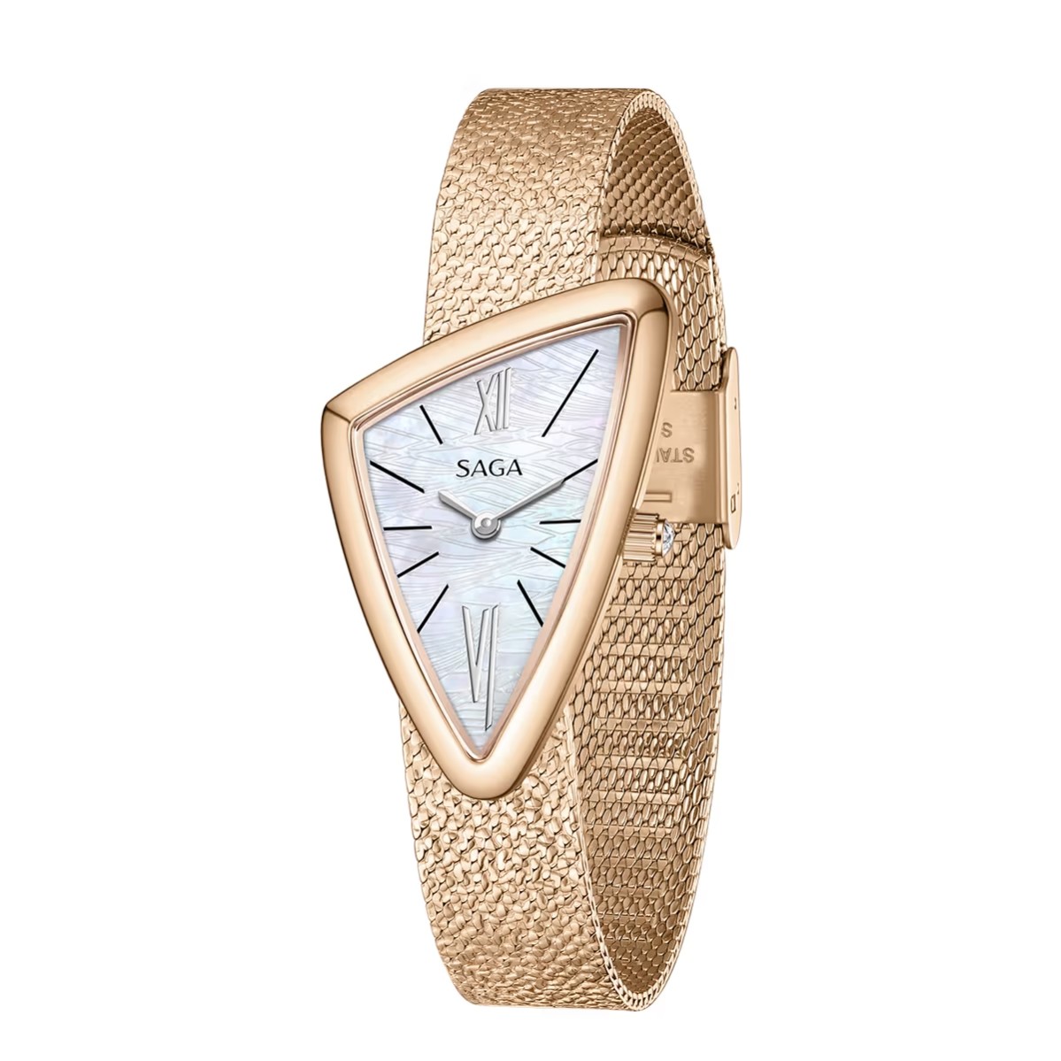 Saga Triangle 80746-RGLBLB-2 dây da xanh dương thời thượng