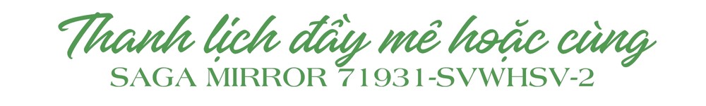 Thanh lịch đầy mê hoặc cùng Saga Mirror 71931-SVWHSV-2