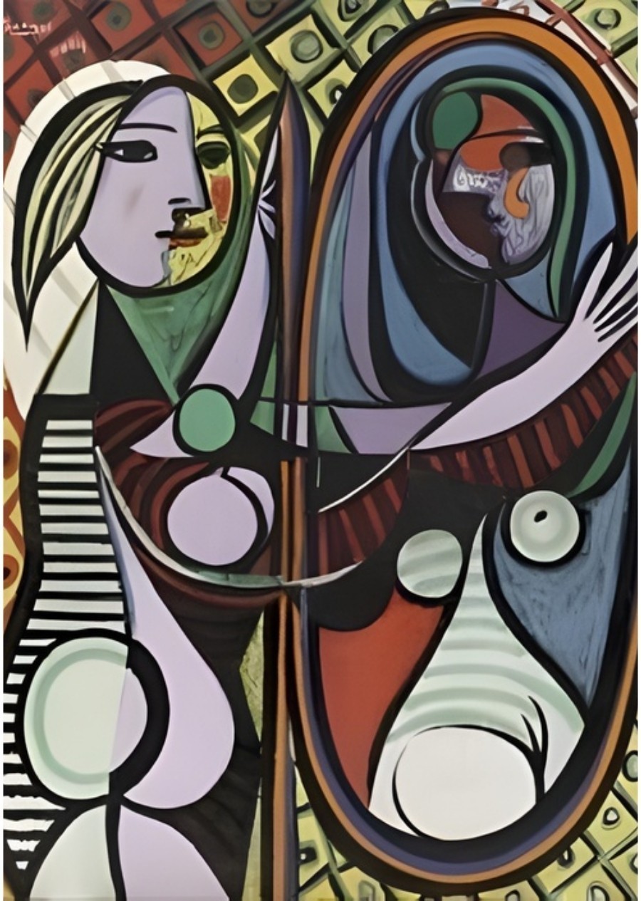 Bức tanh Girl before a Mirror của Picasso