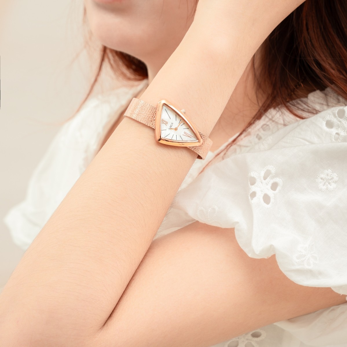 Dây đeo mesh mềm mại của Saga 80746-RGMWRG-2