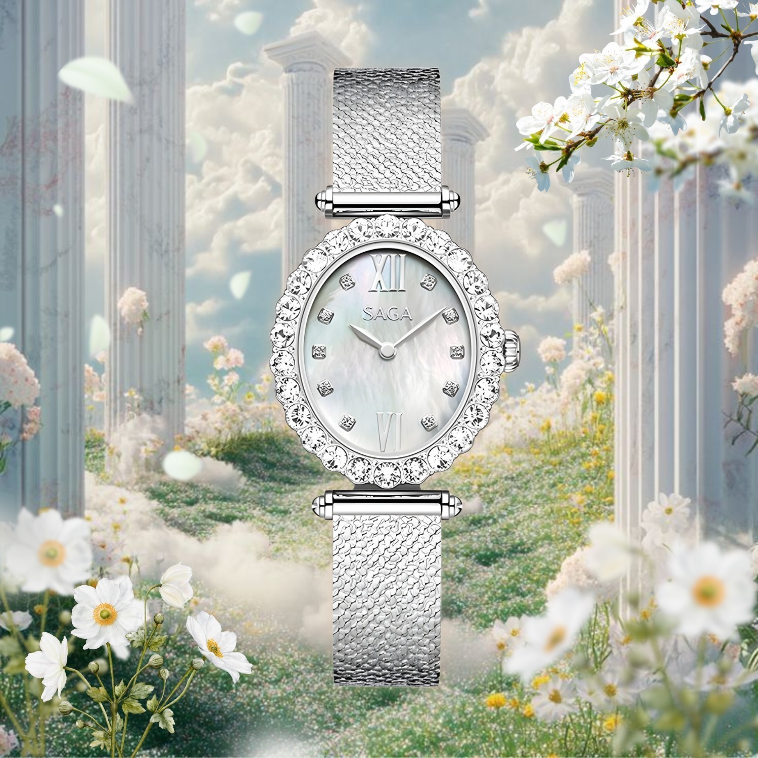 Saga Mirror 71931-SVWHSV-2