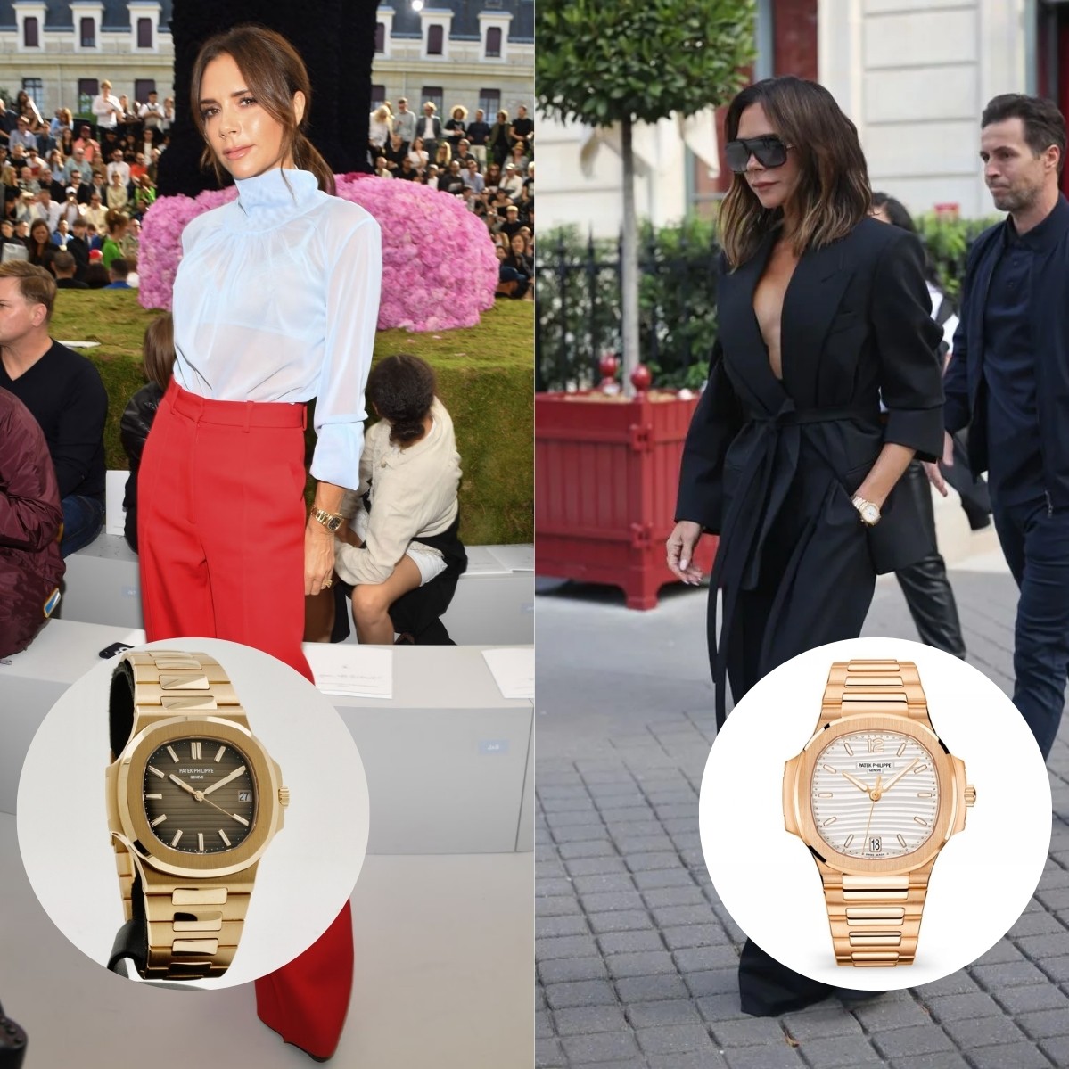 Victoria Beckham diện đồng hồ dáng cushion