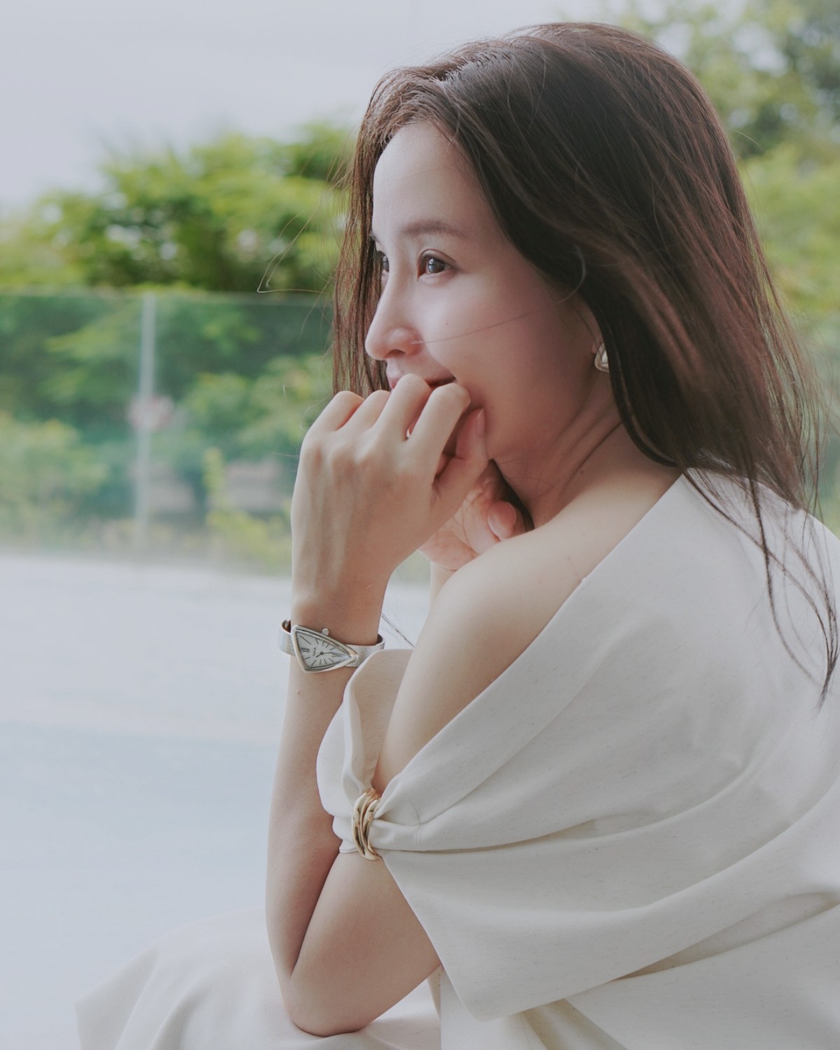 Diễn viên Kim Nhã và đồng hồ Saga Triangle