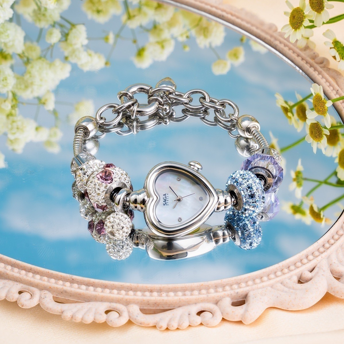 Vòng tay charm Saga có thể thay đổi charm