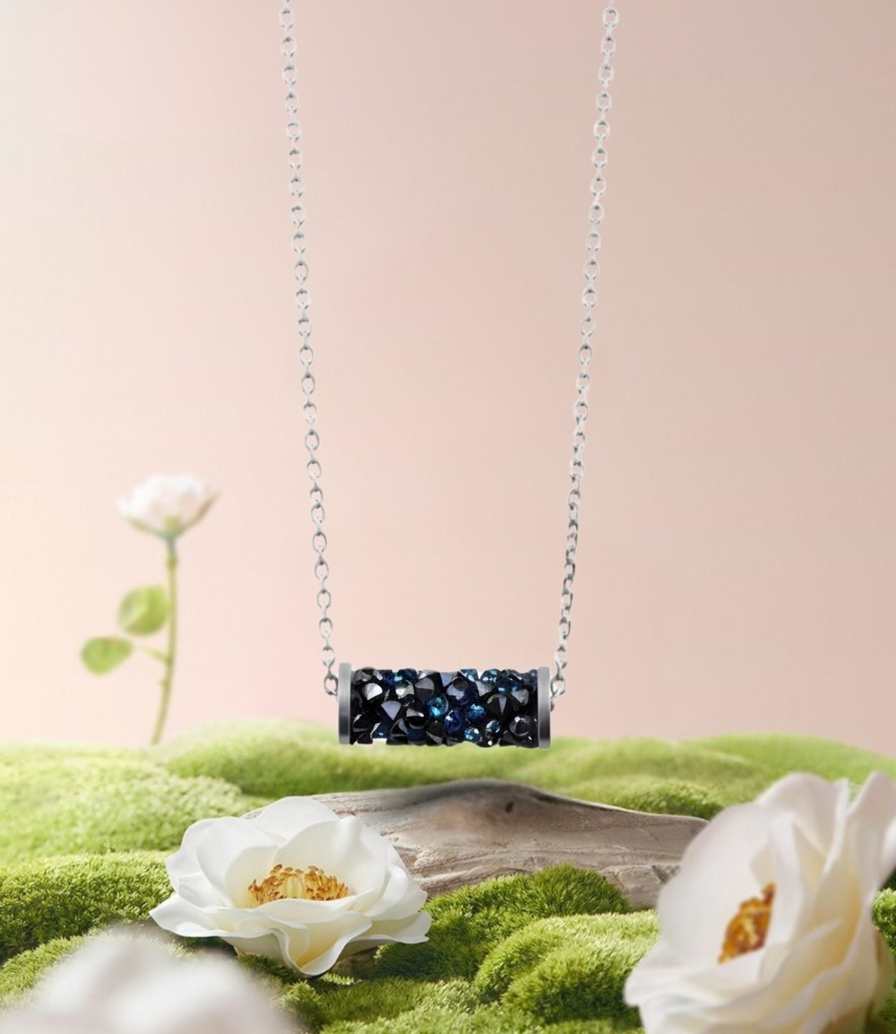 Dây chuyền Saga khối trụ