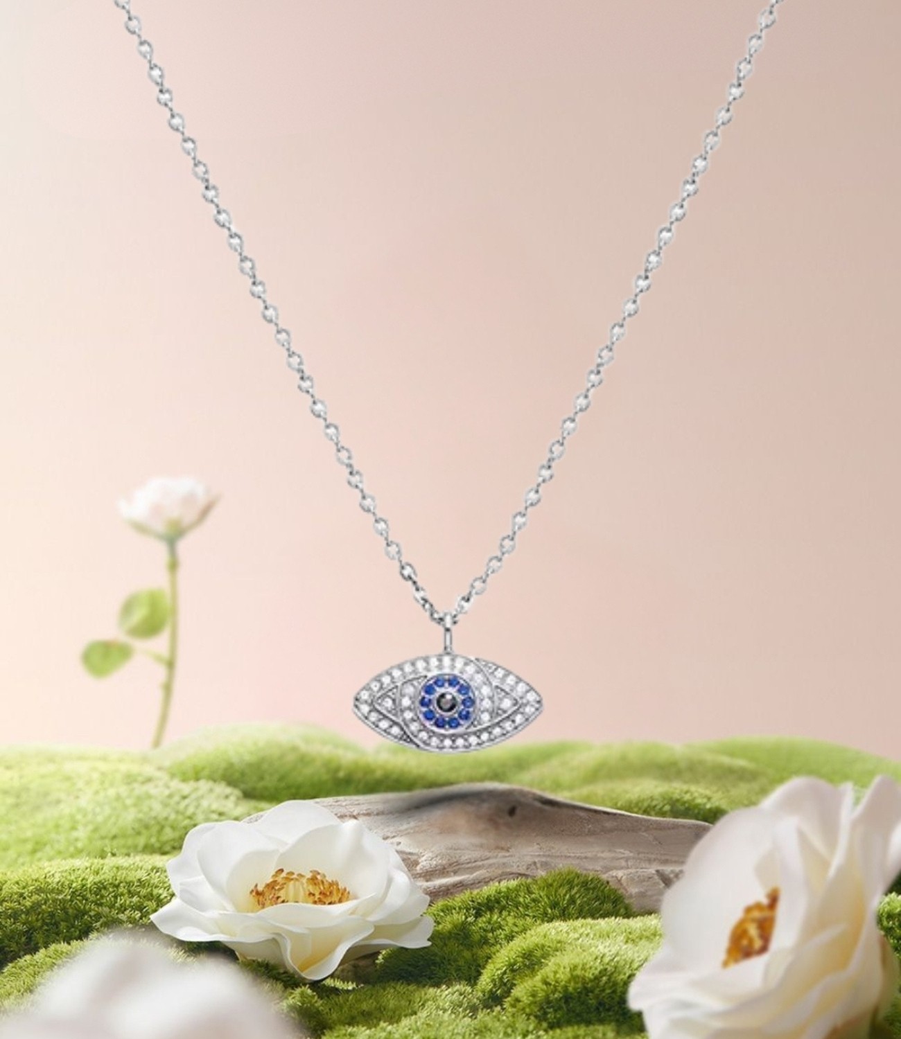 Dây chuyền Saga mặt Evil Eye