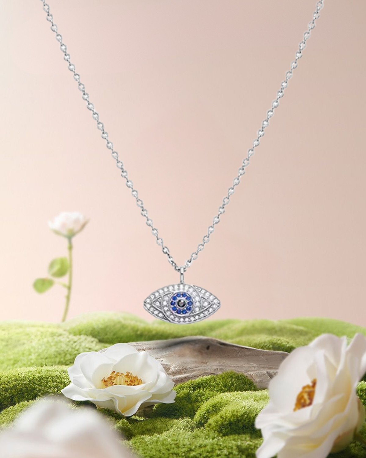 Dây chuyền Saga mặt Evil Eye