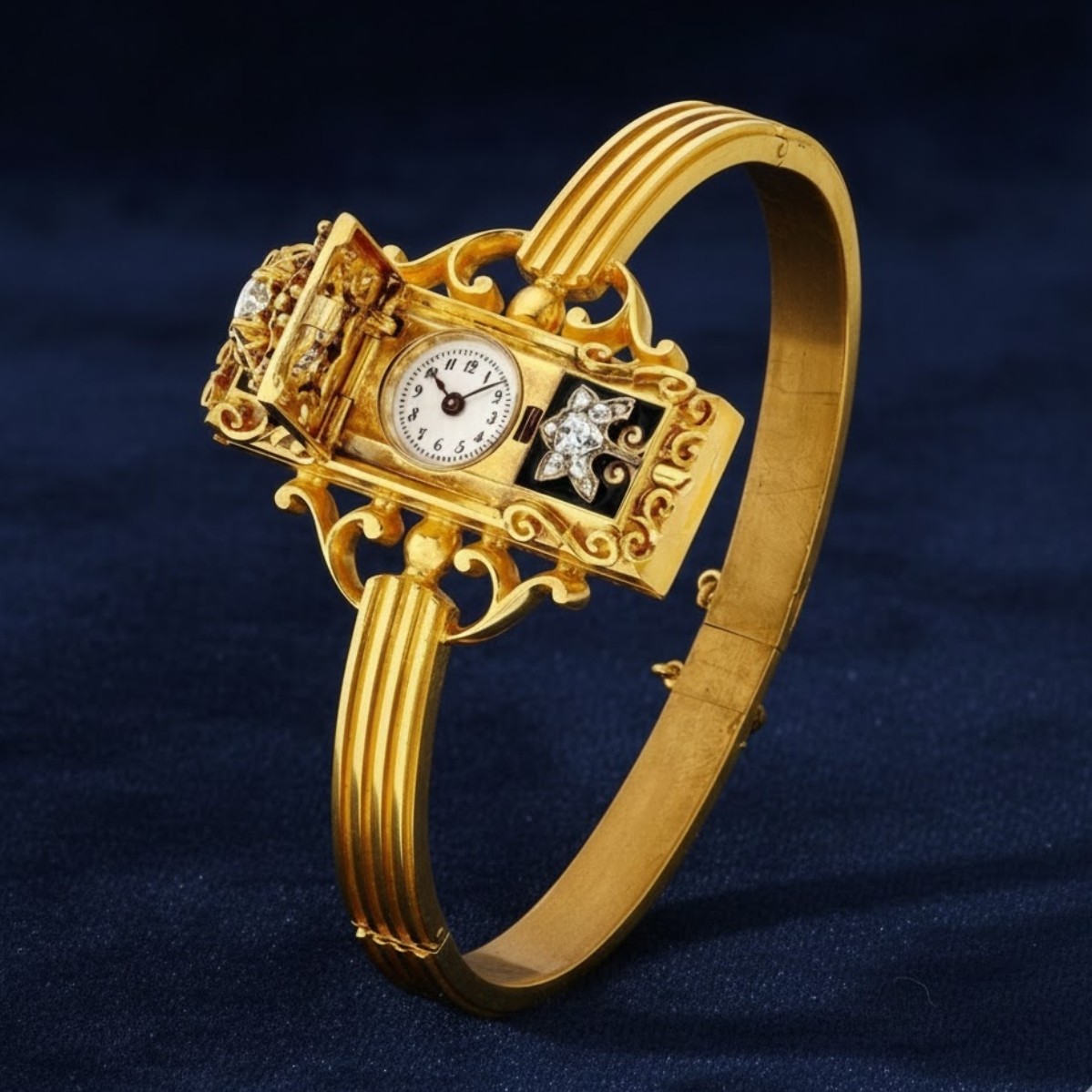 Đồng hồ đeo tay đính kim cương đầu tiên trên thế giới