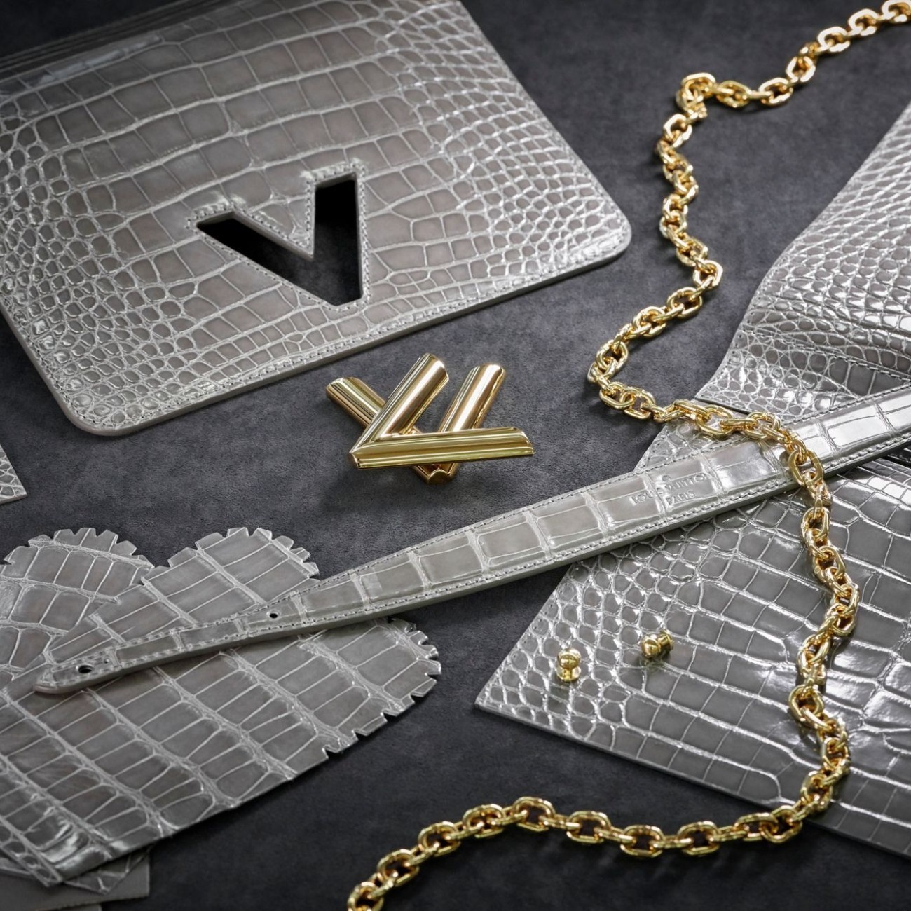 Sản phẩm làm từ da cá sấu của trang trại LVMH