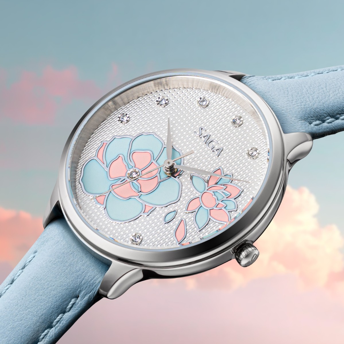 Đồng hồ Saga 54390-SVWTBL-2