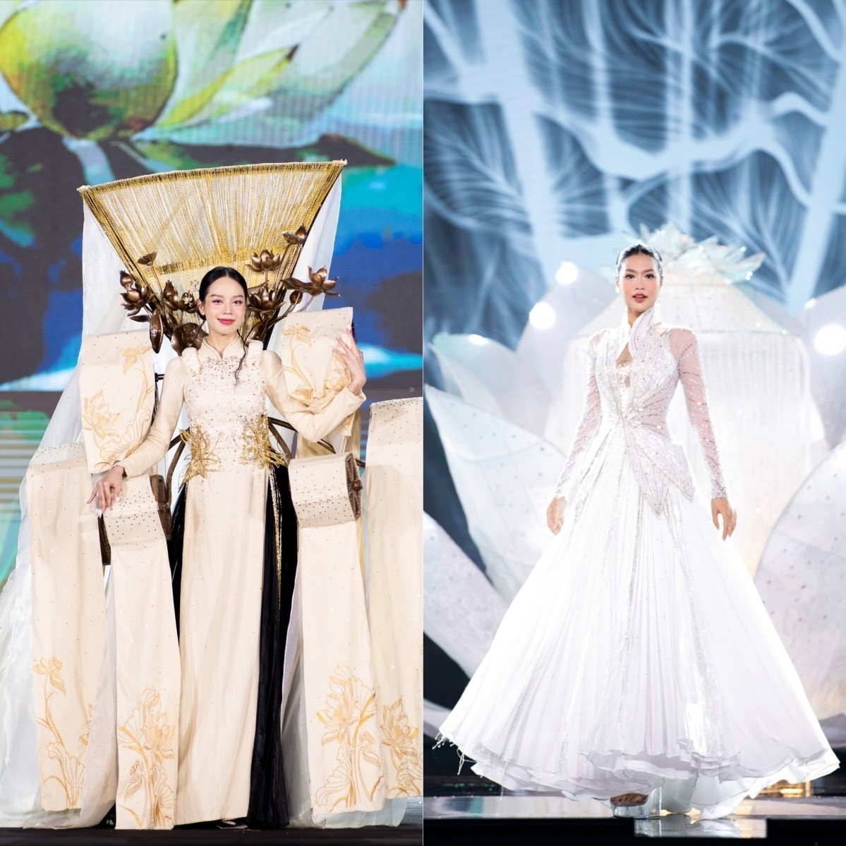 Các nàng hậu diện trang phục lấy cảm hứng từ sen