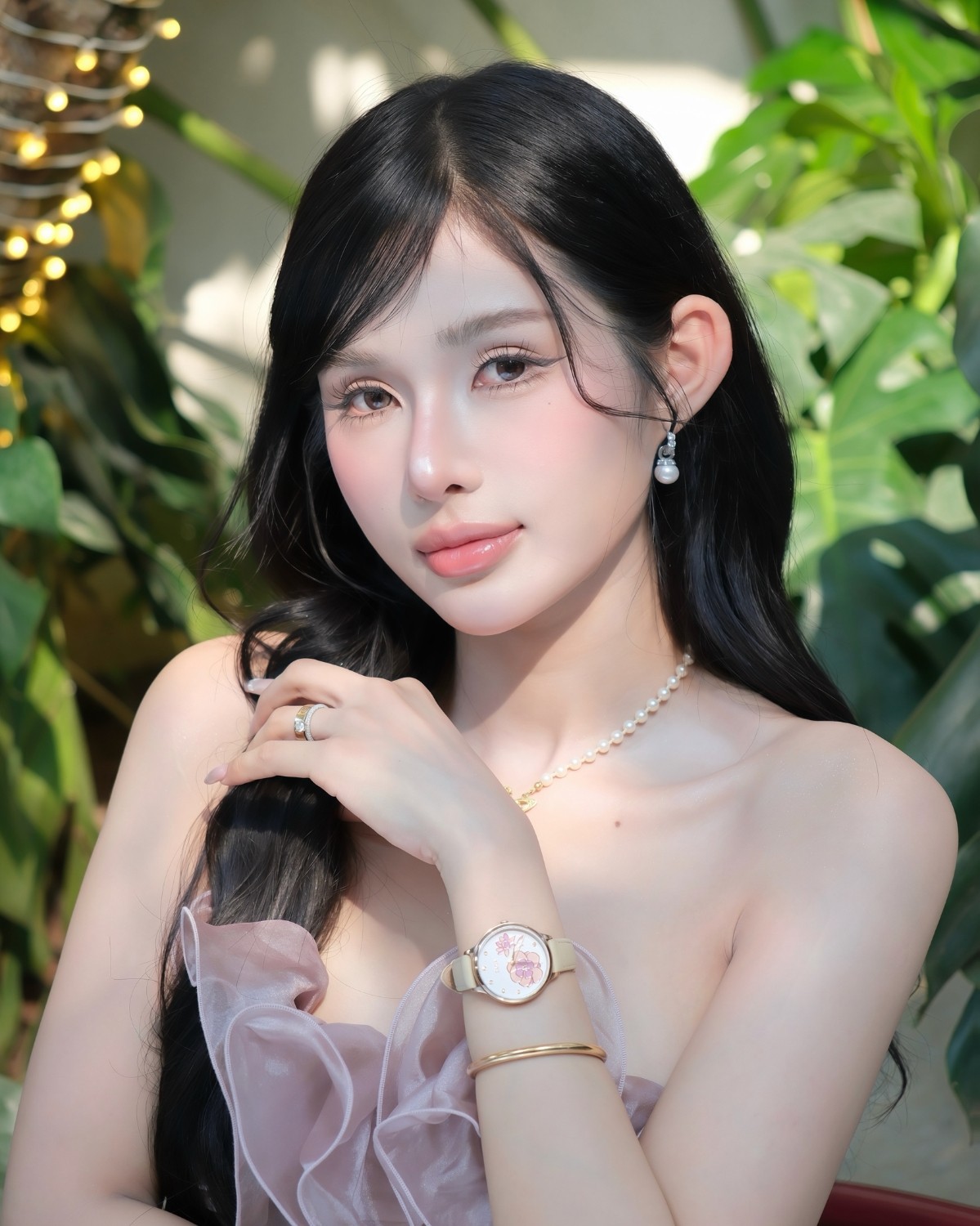 KOC Linh Chiibi và đồng hồ Saga 54390-LGWTYL-2