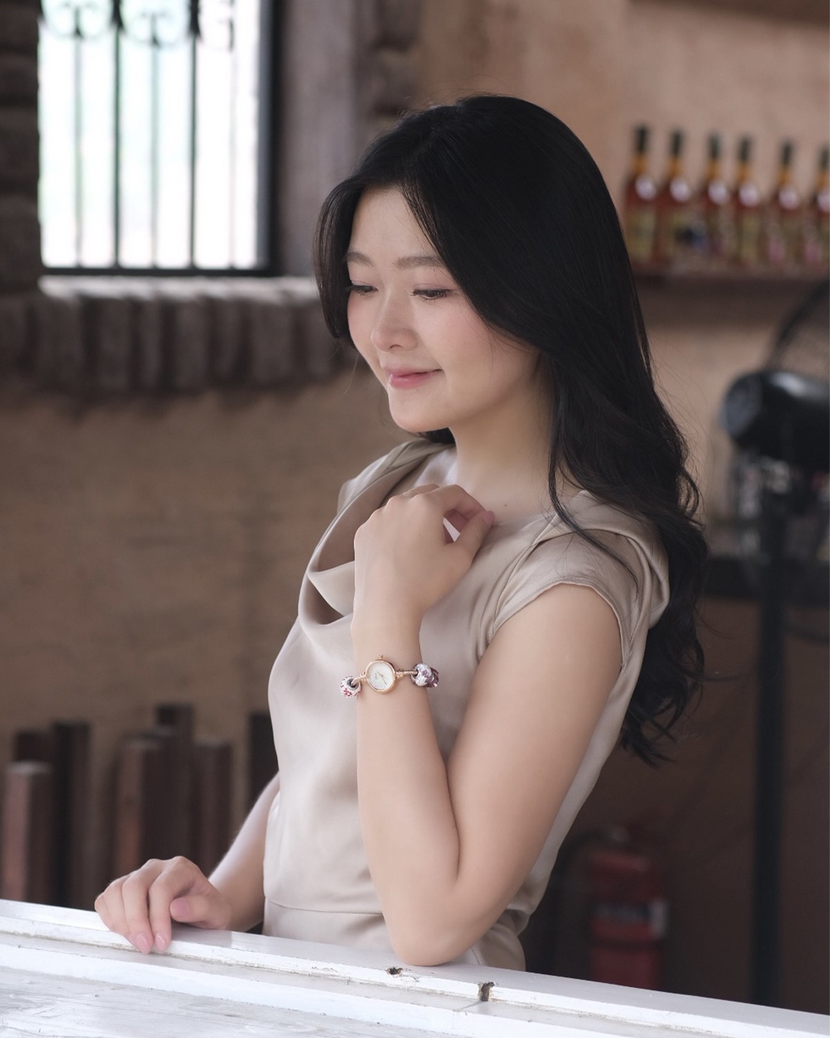 KOC Cẩm Linh đeo Saga Charm 53229-RGMWRG-7 - ảnh 1.